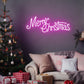 "Merry Christmas" Word Neon Sign