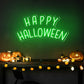 "HAPPY HALLOWEEN" Words Halloween Neon Sign