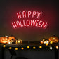"HAPPY HALLOWEEN" Words Halloween Neon Sign