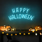 "HAPPY HALLOWEEN" Words Halloween Neon Sign
