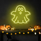 Cute Ghost Halloween Neon Sign