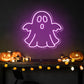 Cute Ghost Halloween Neon Sign