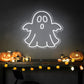 Cute Ghost Halloween Neon Sign