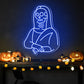 Skulls Beauty Halloween Neon Sign