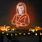 Skulls Beauty Halloween Neon Sign