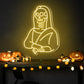 Skulls Beauty Halloween Neon Sign