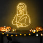 Skulls Beauty Halloween Neon Sign