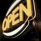 Oval Neon "Open" Sign for Business