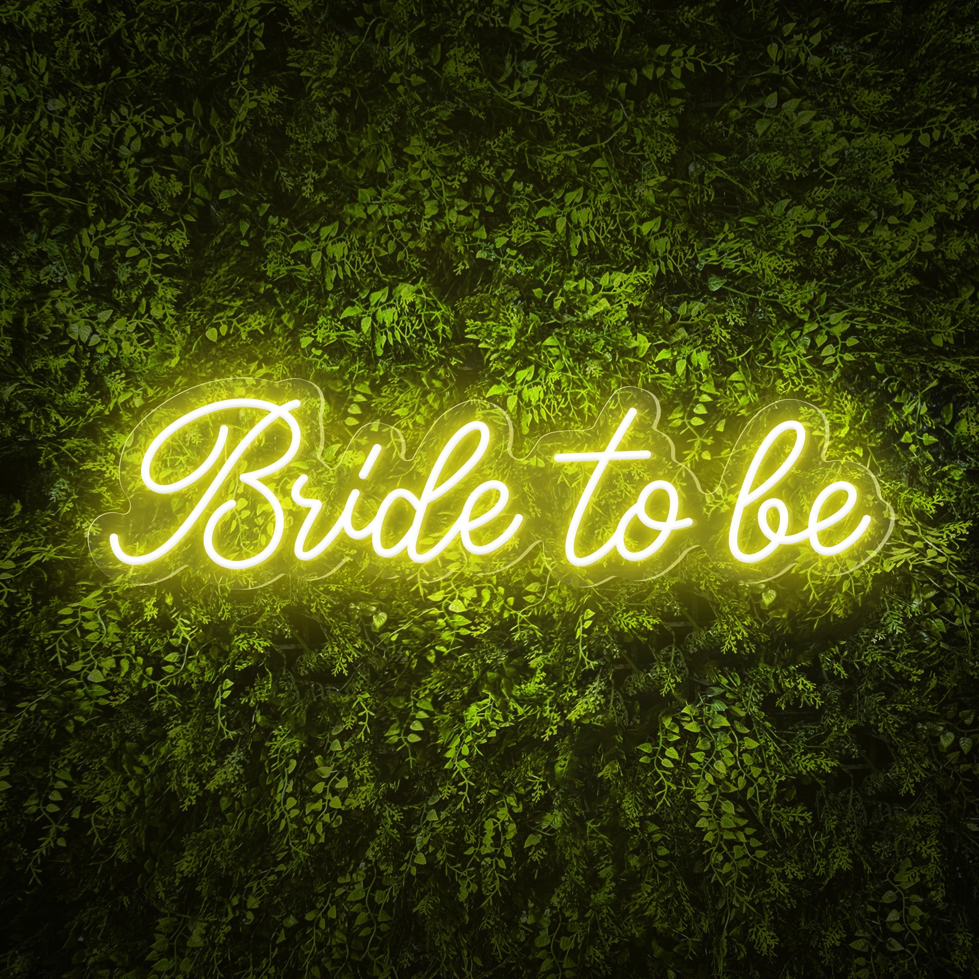 "Bride to be" Words Neon Sign