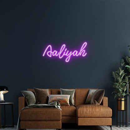 Design Your Own Sign Aaliyah
