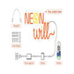 39.30in x 8.09in “Benvenuti” customized led neon sign inquiry