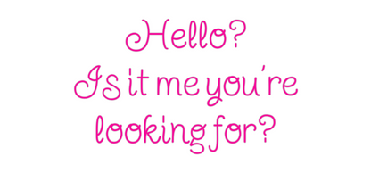 Design Your Own Sign Hello?
Is it...