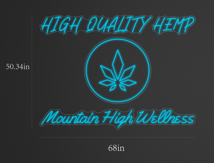 68inch wide x 50.34inch tall customized led neon sign inquiry