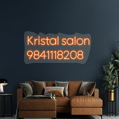 Design Your Own Sign Kristal salon...