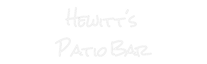 Design Your Own Sign Hewitt’s 
Pa...