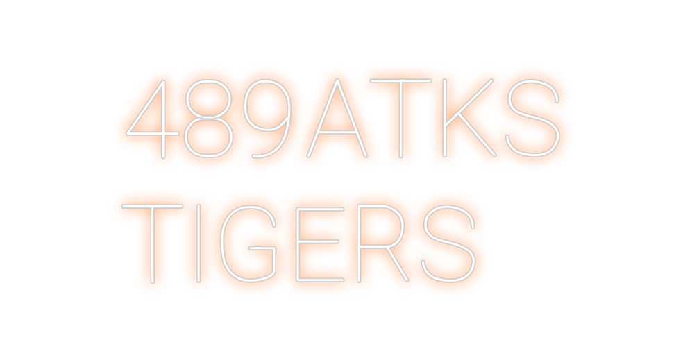 Design Your Own Sign 489 ATKS
TIGERS