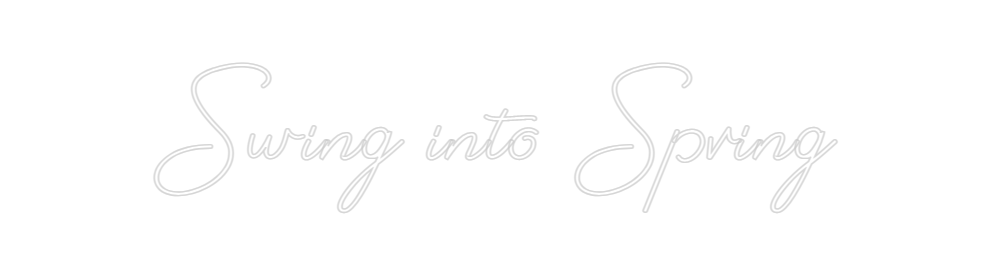 Design Your Own Sign Swing into Sp...