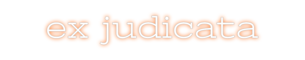 Design Your Own Sign ex judicata