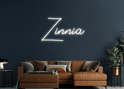 Design Your Own Sign Zinnia