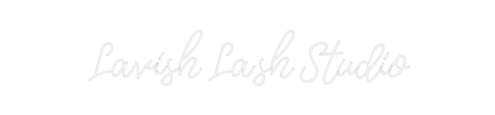 Design Your Own Sign Lavish Lash S...