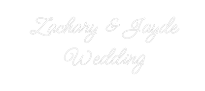 Design Your Own Sign Zachary & Jay...