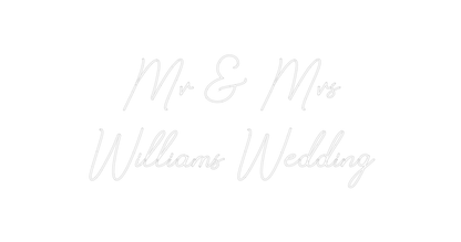 Design Your Own Sign Mr & Mrs
Will...