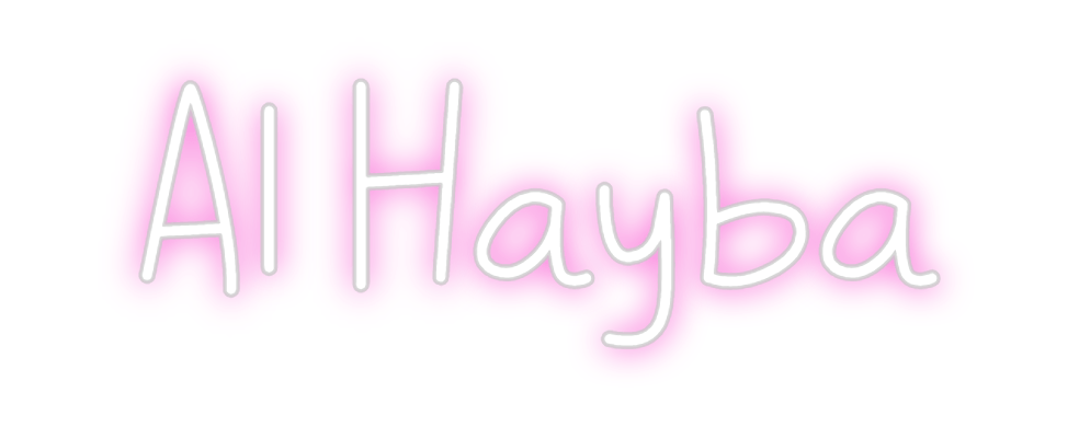 Design Your Own Sign Al Hayba