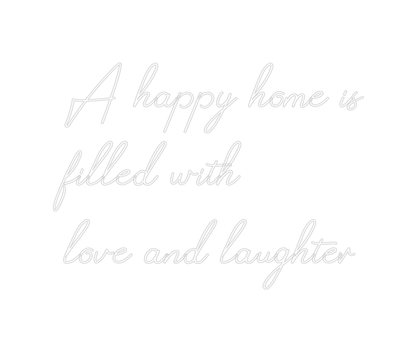 Design Your Own Sign A happy home ...