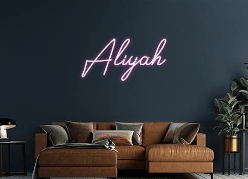 Design Your Own Sign Aliyah