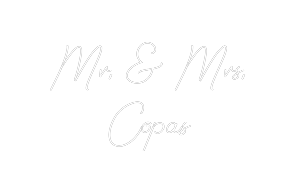 Design Your Own Sign Mr. & Mrs.
Co...