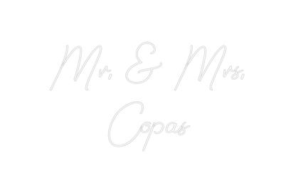 Design Your Own Sign Mr. & Mrs.
Co...