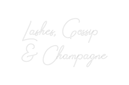 Design Your Own Sign Lashes, Gossi...