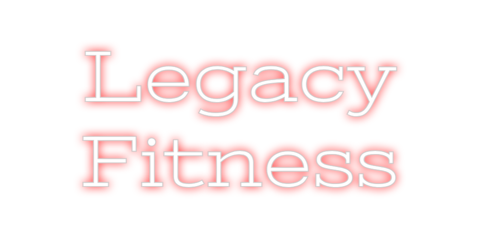 Design Your Own Sign Legacy
Fitness