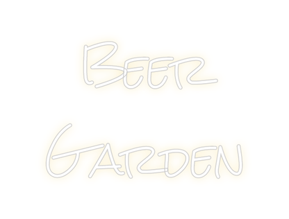 Design Your Own Sign Beer
Garden