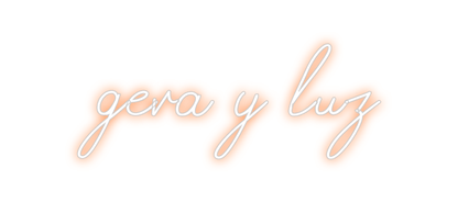 Design Your Own Sign gera y luz