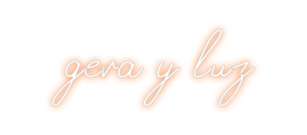 Design Your Own Sign gera y luz