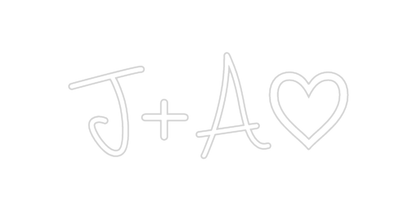 Design Your Own Sign J+A♡