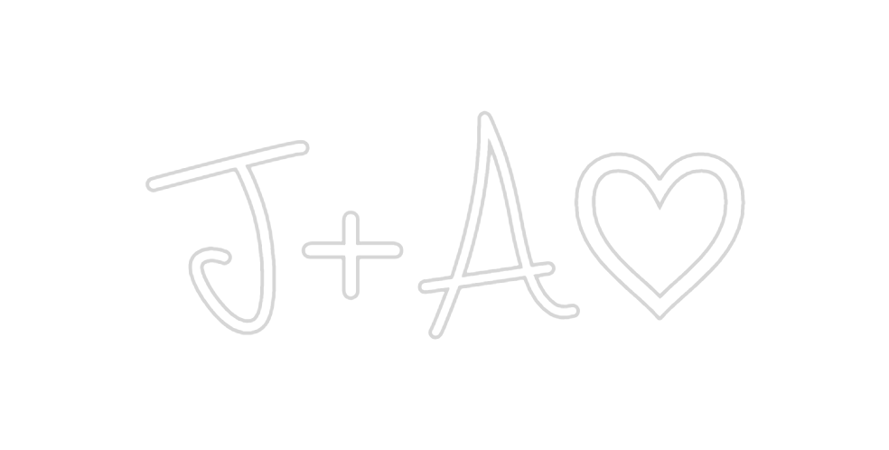 Design Your Own Sign J+A♡
