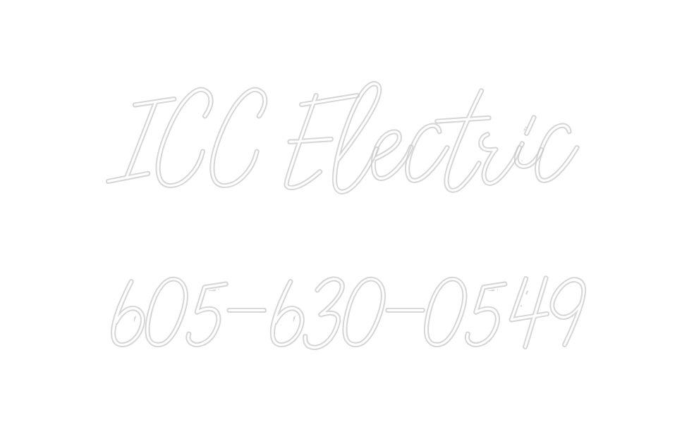 Design Your Own Sign ICC Electric
...