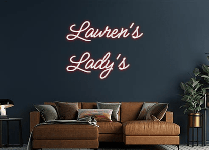 Design Your Own Sign Lauren's 
 La...