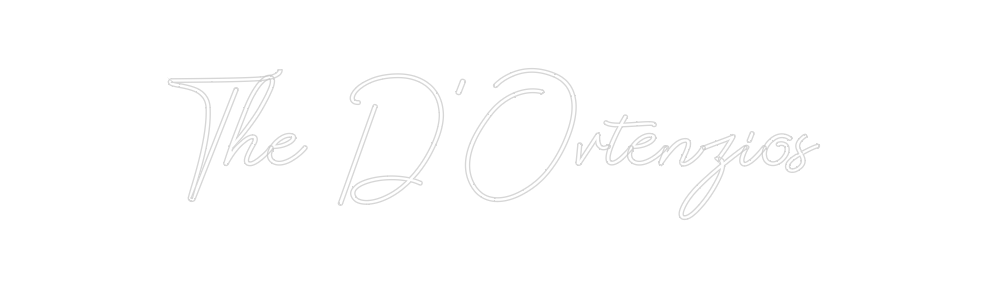 Design Your Own Sign The D'Ortenzios