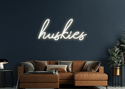 Design Your Own Sign huskies