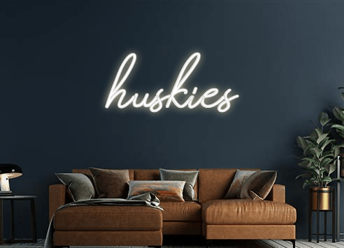 Design Your Own Sign huskies
