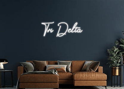 Design Your Own Sign Tri Delta