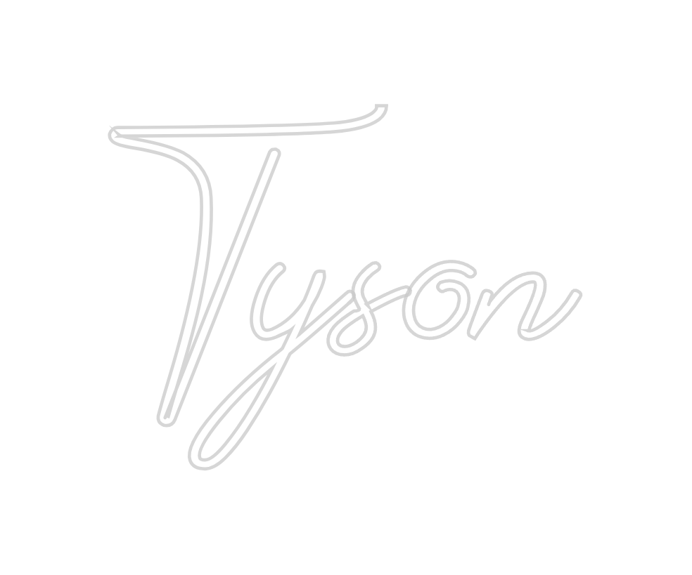 Design Your Own Sign Tyson