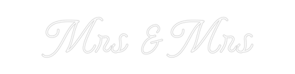 Design Your Own Sign Mrs  & Mrs
