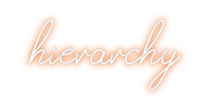 Design Your Own Sign hierarchy