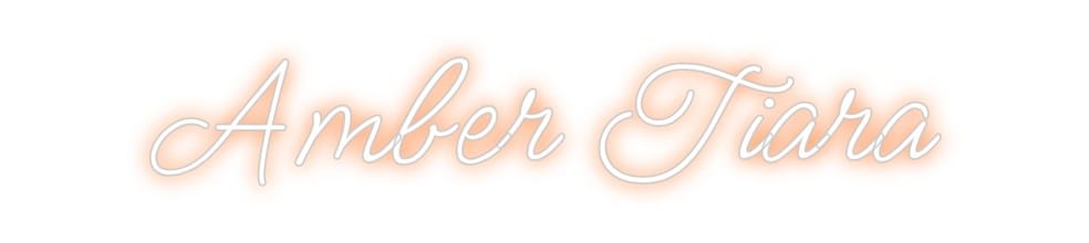 Design Your Own Sign Amber Tiara