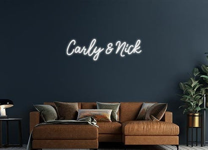 Design Your Own Sign Carly & Nick