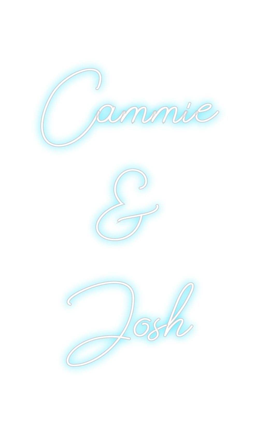 Design Your Own Sign Cammie
&
Josh